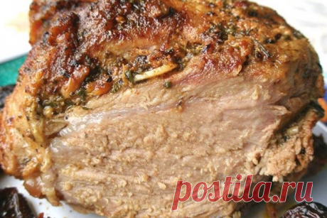С миру по миске - Копилка кулинарных рецептов » Запечённое мясо с грибами по-охотничьи