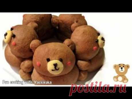 Brown Bear Pull-apart Bun - Resep Chigiri Pan Beruang