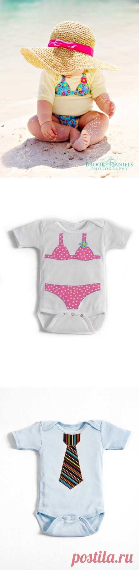 Бикини или галстук на детском боди :)