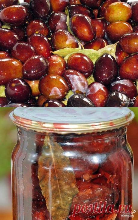 Маринованные сливы на зиму - пошаговый кулинарный рецепт на Повар.ру