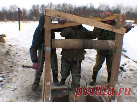 Большая редкость: Как вырыть колодец. ВИДЕО - Яндекс.Видео