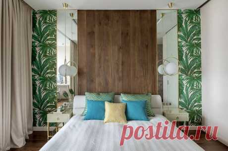 Houzz тур: «Однушка» с зелеными стенами