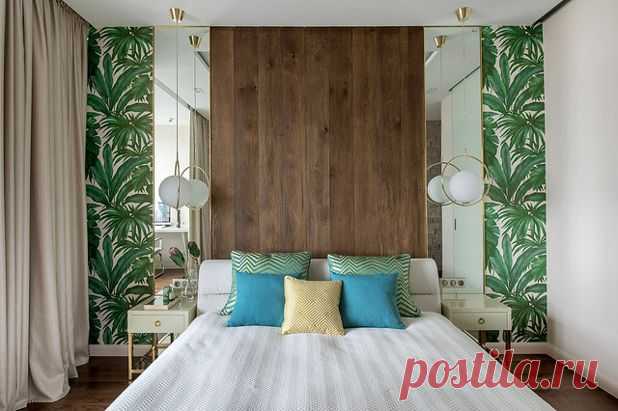 Houzz тур: «Однушка» с зелеными стенами
