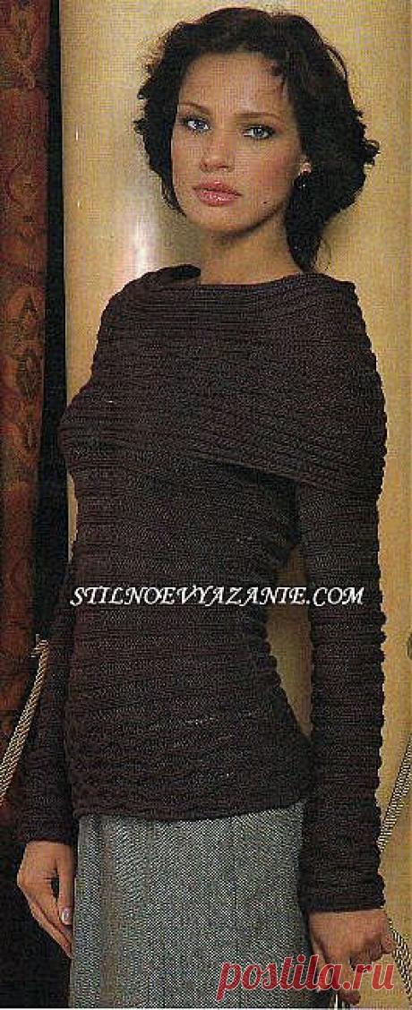 Вязание на спицах схемы джемпера / Стильное вязание