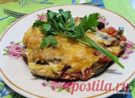 Баклажаны с грибами - пошаговый кулинарный рецепт на Повар.ру