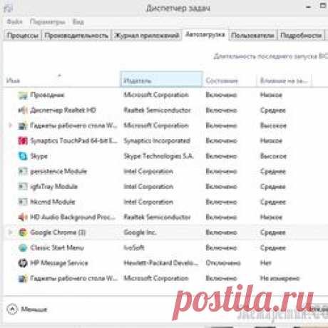 Что убрать из автозагрузки? - albertgb69@mail.ru - Почта Mail.Ru
