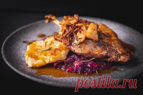 Новогодняя утка в меду с яблоками | ЛИС&amp;ФИЗАЛИС | Яндекс Дзен