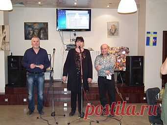 Анатолий Доровских, Анна Короткова, Анатолий Никитов
2014-04-21- День Литературы, День Рождения Владимира Климова. Фестиваль "Климханалия 14" в "Салоне..."