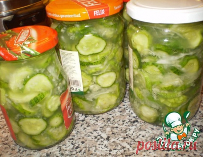 Салат сырой из огурцов на зиму – кулинарный рецепт