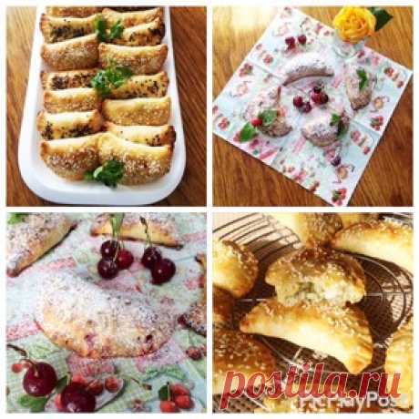 Пирожки из сырного теста - кулинарный рецепт