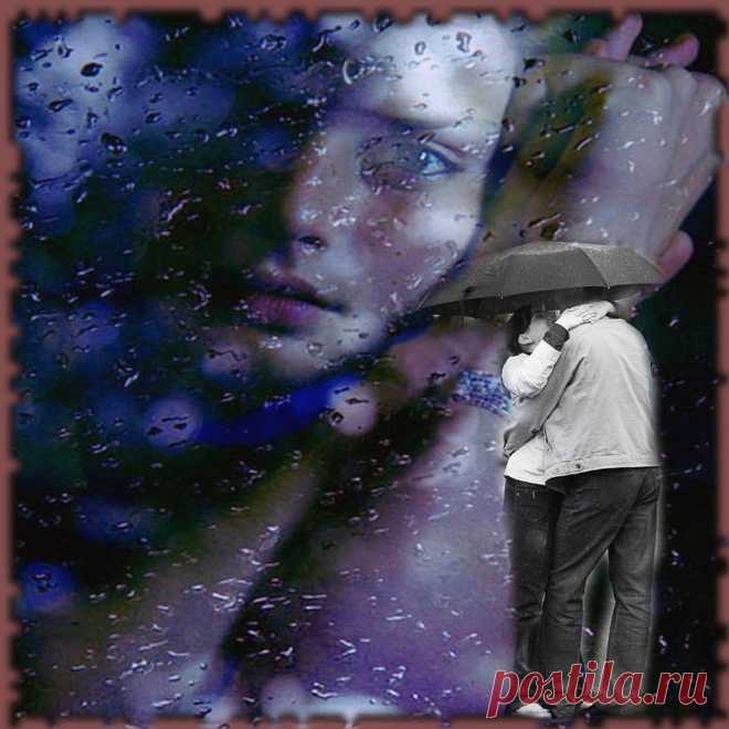 Весна в мой город пришла,.
                                                       звенит весенняя капель.
                                                                 Спешите любить
                                                      под весны дуновение.....
Весенний дождь, в нем слышны вальса ритмы
и травка в парке зеленеет..... 
И лишь она одна любила гулять 
под дождем...
Словно Она Его искала .....
И вот однажды ночью Ей приснился сон :  «*** Двое под зонтом....***»