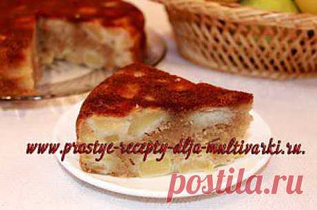 Рецепт яблочного пирога в мультиварке | Простые рецепты для мультиварки