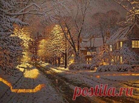 Рождественская сказка от канадского художника Ричарда Савойи (Richard Savoie)