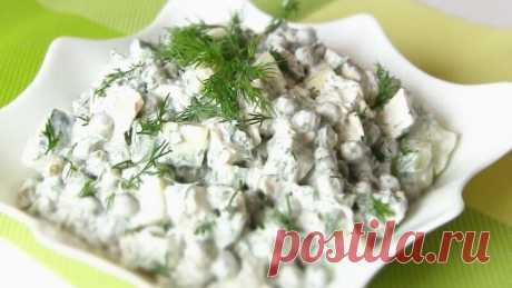 Простой и Быстрый САЛАТ «ЛЕДИ» за 5 минут (без майонеза)! Рецепт Вкусного Салата