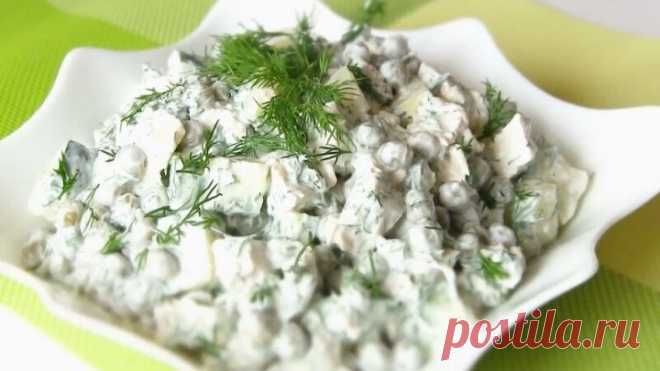 Простой и Быстрый САЛАТ «ЛЕДИ» за 5 минут (без майонеза)! Рецепт Вкусного Салата