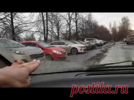 Парковка задним ходом☝️в реальных условиях у магазина|reality parking lesson