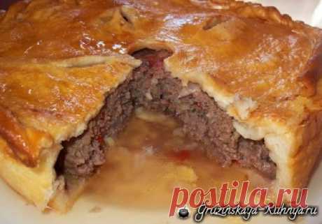Рецепт кубдари с начинкой из мясного фарша