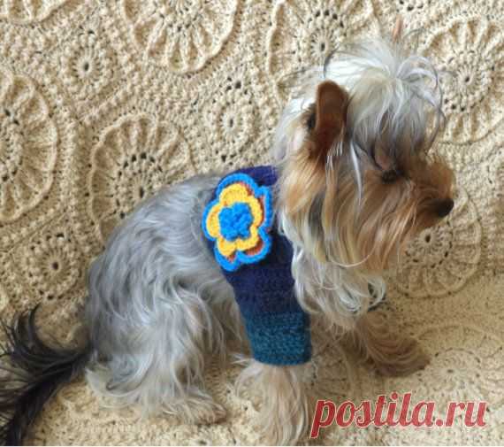Dog ClothingCowl For DogsCrochet Dog dog от LyudmilaHandmade