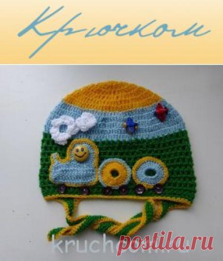 Бандана &quot;Паровозик&quot; | Вязание крючком, схемы вязания, бесплатное вязание крючком