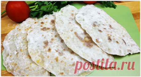 Мука, вода, сыр - невероятно вкусная закуска всего из трех ингредиентов !