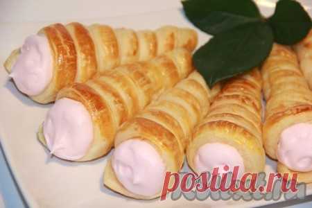 Рецепт слоёных трубочек: 5 фото в рецепте