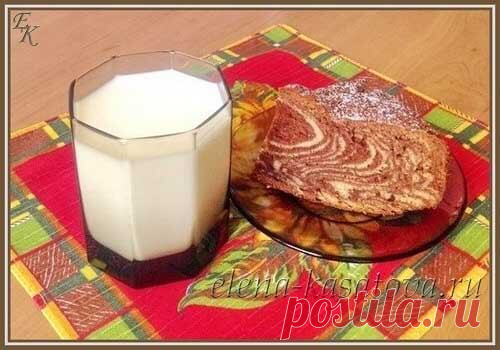 Пирог зебра рецепт с фото