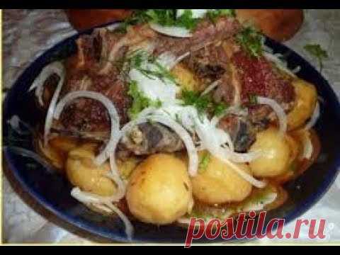 СВИНЫЕ РЁБРА В КАЗАНЕ НА СВЕЖЕМ ВОЗДУХЕ - YouTube