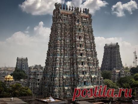 Храм Минакши (Индуистский храм в Мадурае, Индия)