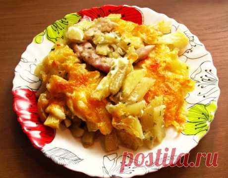Курица с картошкой в мультиварке: рецепт приготовления