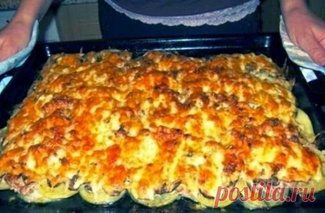 Мясо по-французски" из куриного фарша