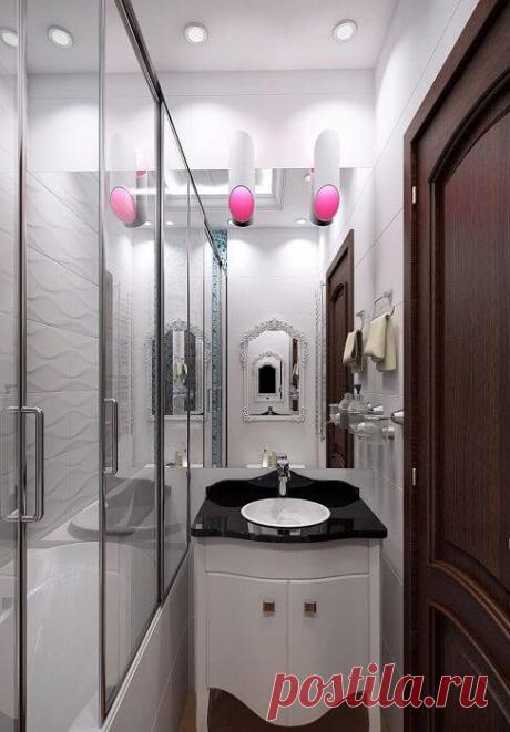 20 идей, как сделать чертовски привлекательной ванную размером с чулан