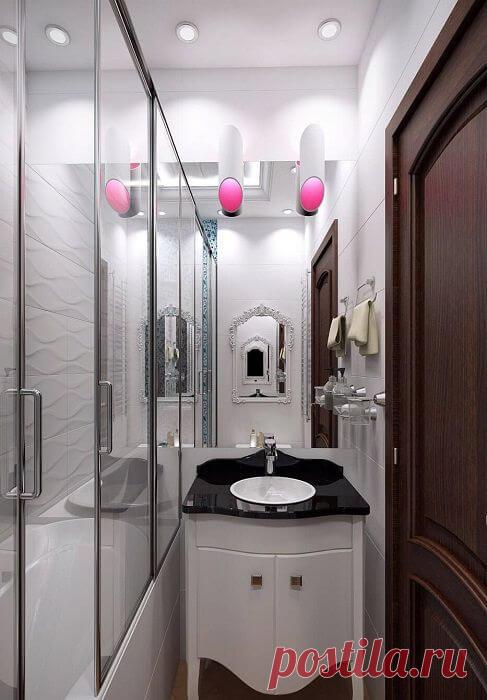 20 идей, как сделать чертовски привлекательной ванную размером с чулан