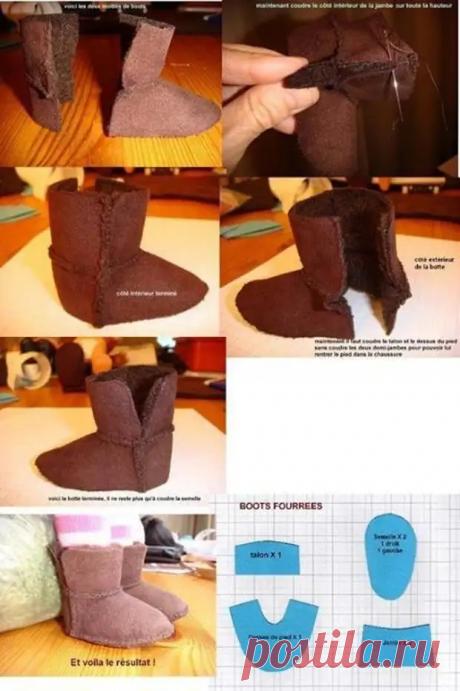 Шьем теплую домашнюю обувь - подборка выкроек и идей - Люблю Рукоделие - 29 ноября - 43780165797 - Медиаплатформа МирТесен