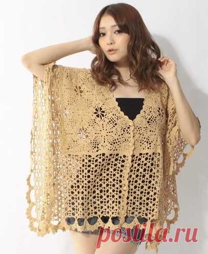 накидочка крючком