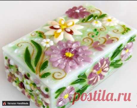 Шкатулка Гармония-фьюзинг  купить в Беларуси HandMade, цены в интернет магазинах