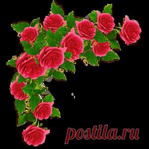 декоративные элементы «уголки цветочные».