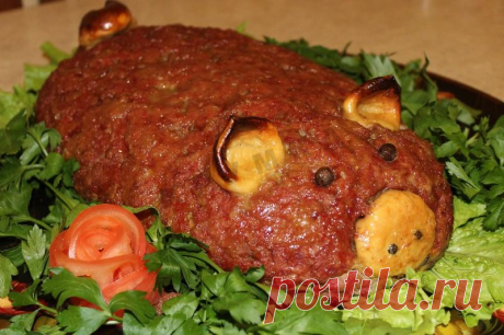 Мясная запеканка с картофелем мясом в духовке