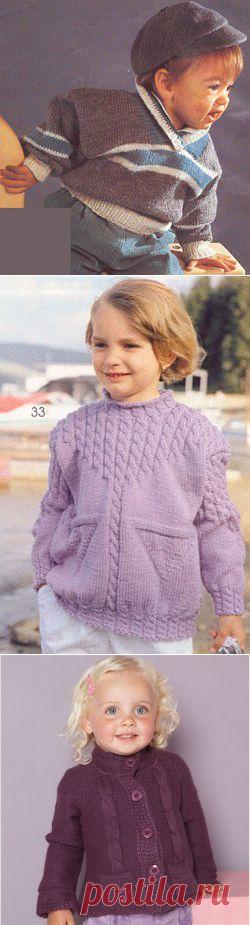 ПУЛОВЕРЫ ДЛЯ ДЕТОК - KRESTIK: вязание, вышивка. Схемы и модели вязания спицами и крючком