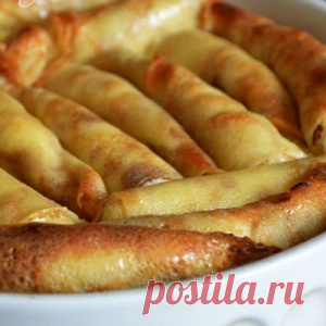 Блинчики с творогом без грамма муки - сплошное удовольствие!