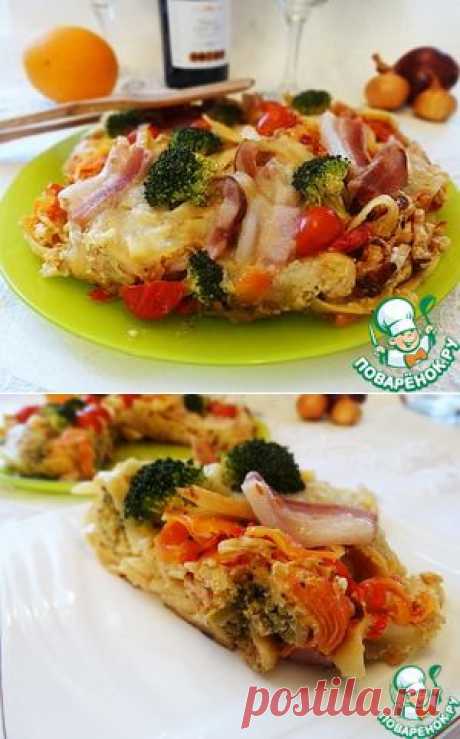 Запеканка из лапши с овощами - кулинарный рецепт