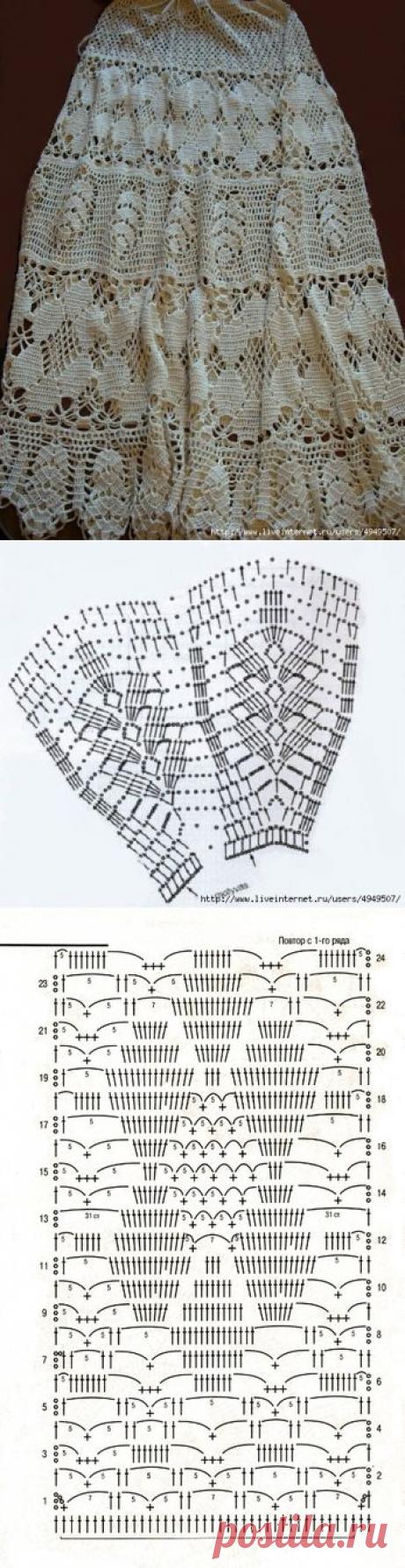 Шелковая юбка