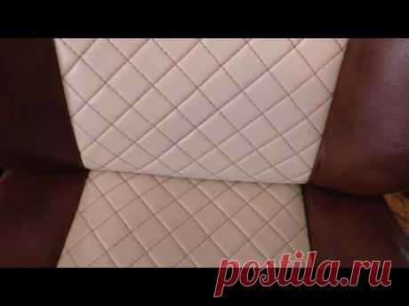 19# Перешиваем автомобильное сидение. Часть 2. Шьем чехлы. - YouTube
