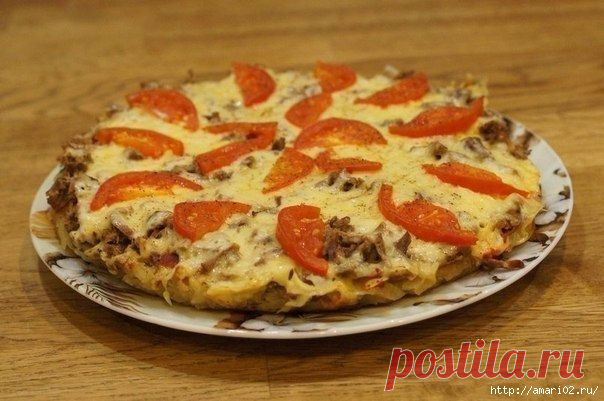 Ужин - находка! Картофельный пирог - пицца | Четыре вкуса