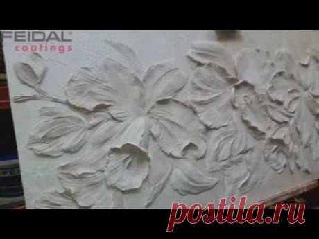 Барельєф із матеріалів FEIDAL. Майстер Любов Естерман.