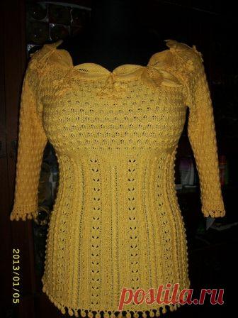 летний пуловер 