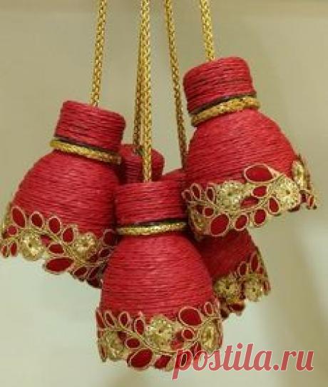 Колокольчики из бутылок.