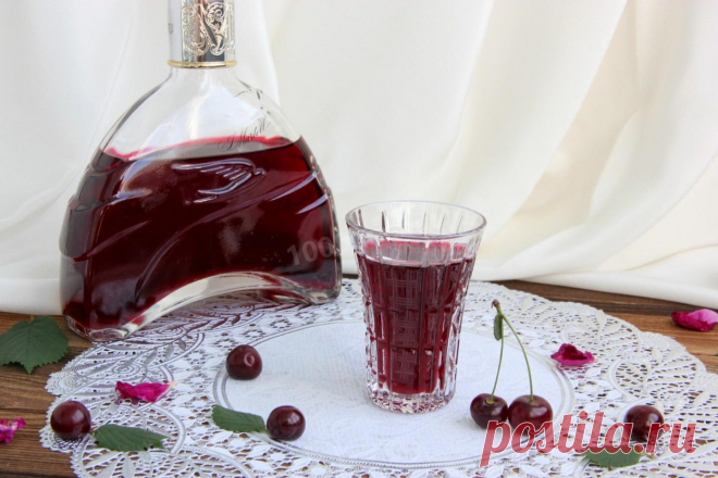 Настойка вишня на водке с косточками рецепт с фото пошагово - 1000.menu