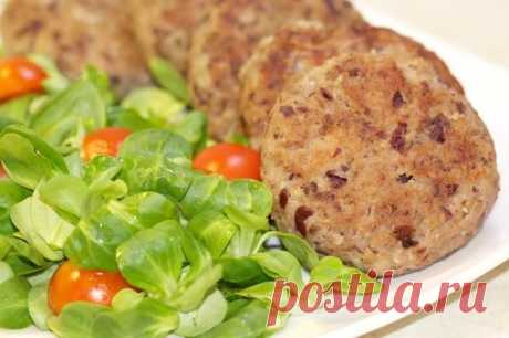 КОТЛЕТЫ ИЗ ФАСОЛИ И МЯСА