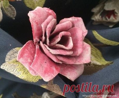 Как сделать РОЗУ из яичных лотков! - Букеты и цветы - Женский Мир