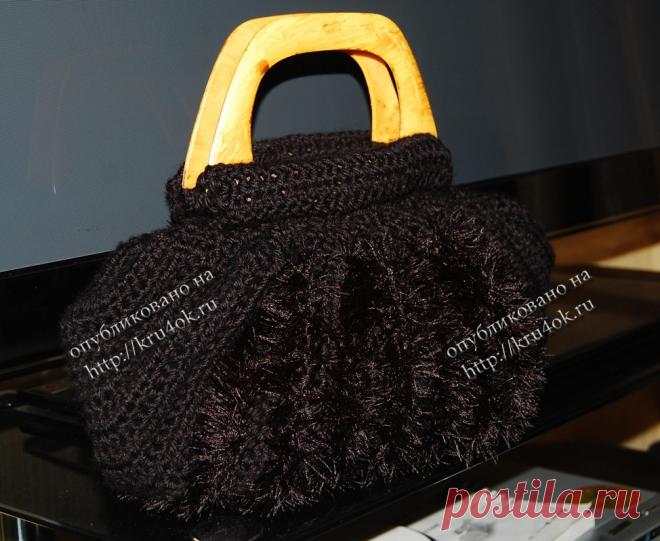 Страница 23 рубрики Вязаные сумки крючком со схемами и описанием